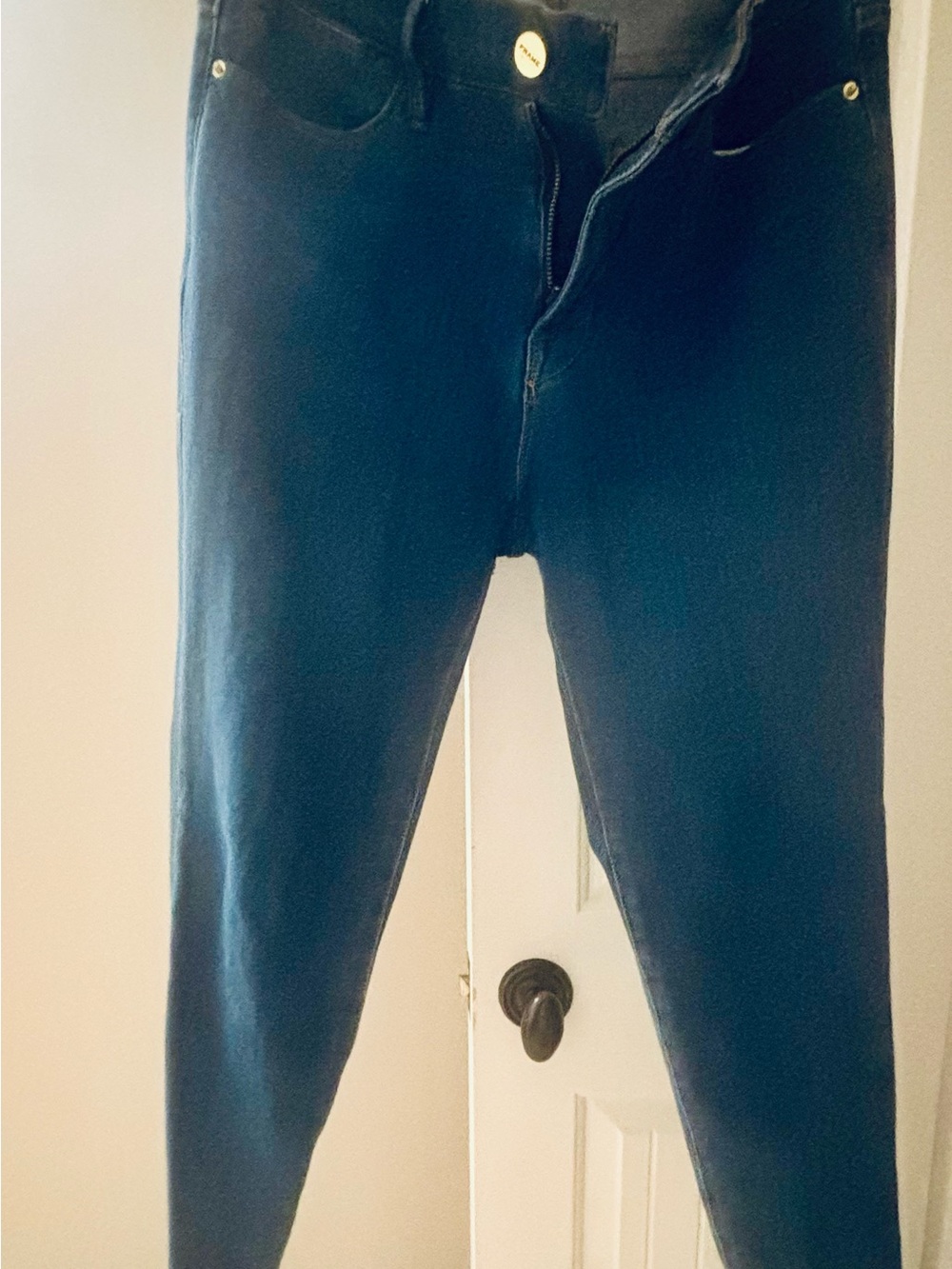 Frame Denim Navy Skinny Jeans
